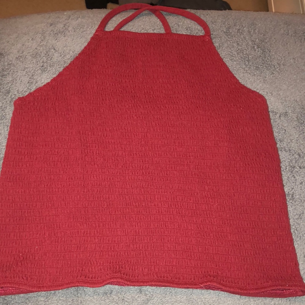Red Hollister Tank